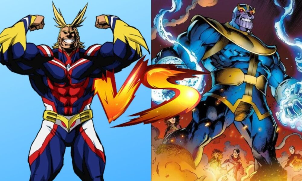 all-might-vs.-thanos:-quem-venceria-nessa-luta-cruzada?